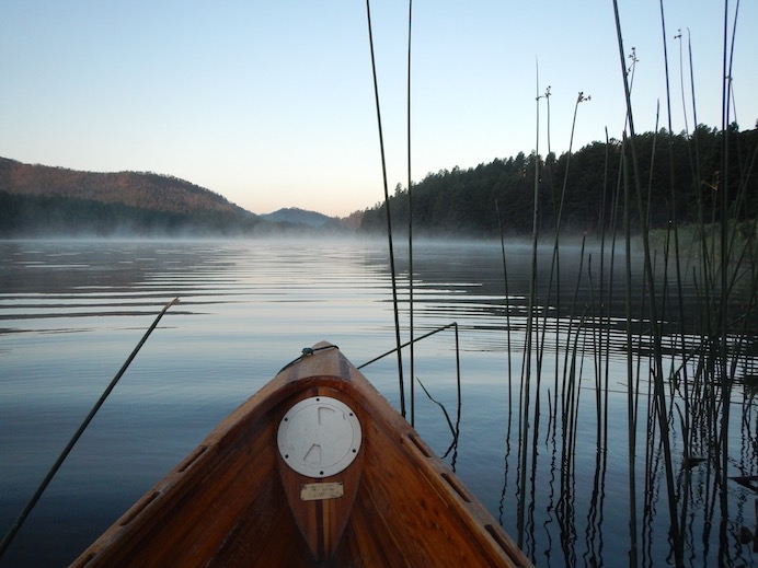 fog on sheridan lake