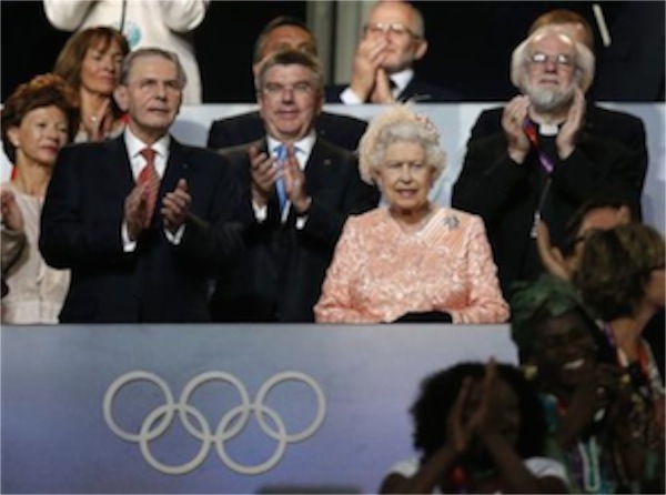 queen at olympics