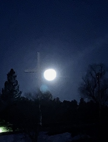 moon and cross