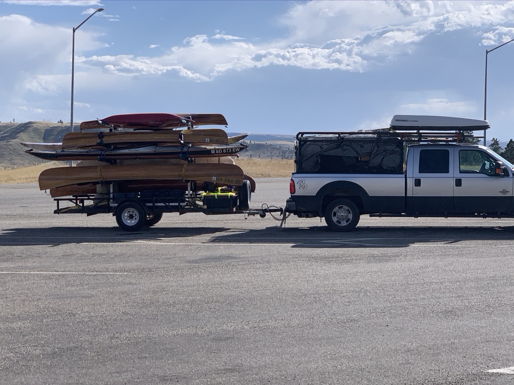 canoeskayaks on trailer